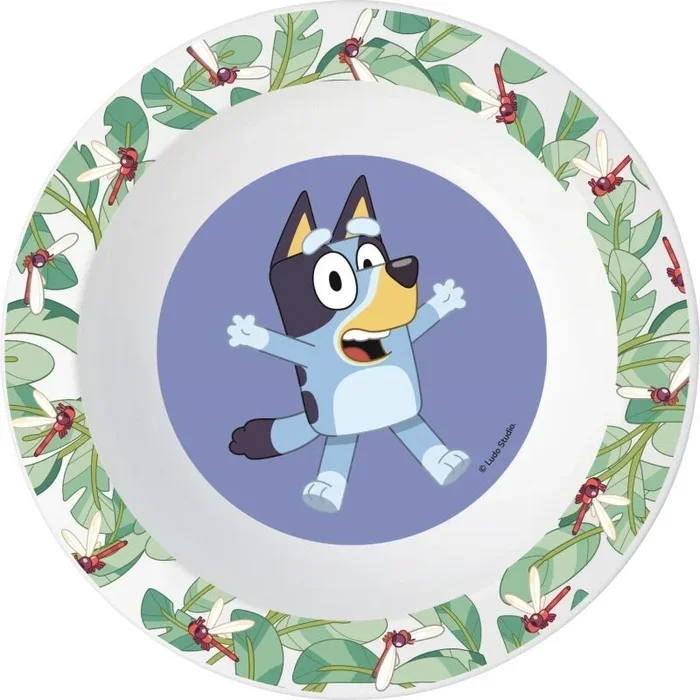 Cuenco infantil reutilizable apto para microondas de Bluey