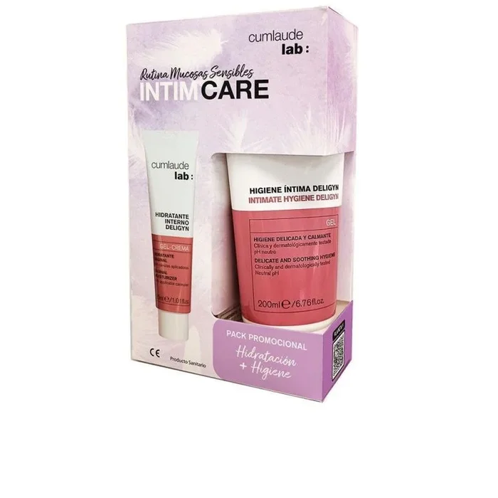 Cumlaude lab higiene íntima deligyn + hidratante interno estuche 2 pz