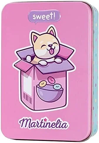Cupcake caja metal pintalabios 5 pzas