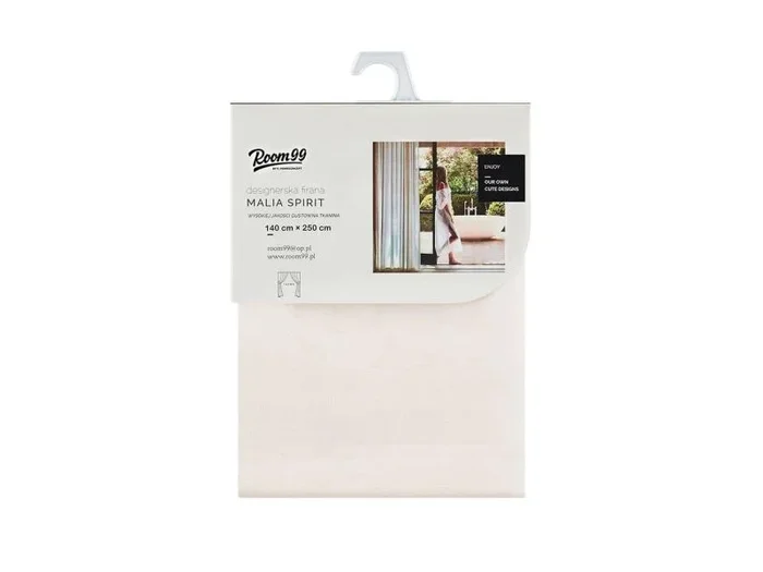 Curtain novelia – ecru 140×250 tape
