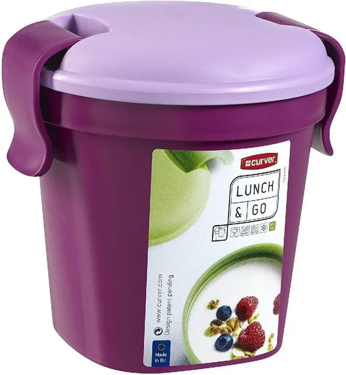 Curver kubek mały lunch&go 0,4l /fioletowy