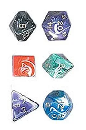 Dados marmol 06 caras (50 unids.)