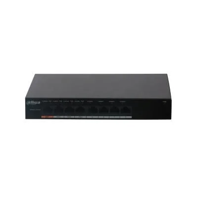 Dahua Technology PFS3008-8ET-60 switch No administrado L2 Fast Ethernet (10/100) Energía sobre Ethernet (PoE) Negro
