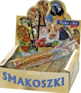 Dako-art smakoszka bombonierka – wielosmakowy mix dla gryzoni 12szt.