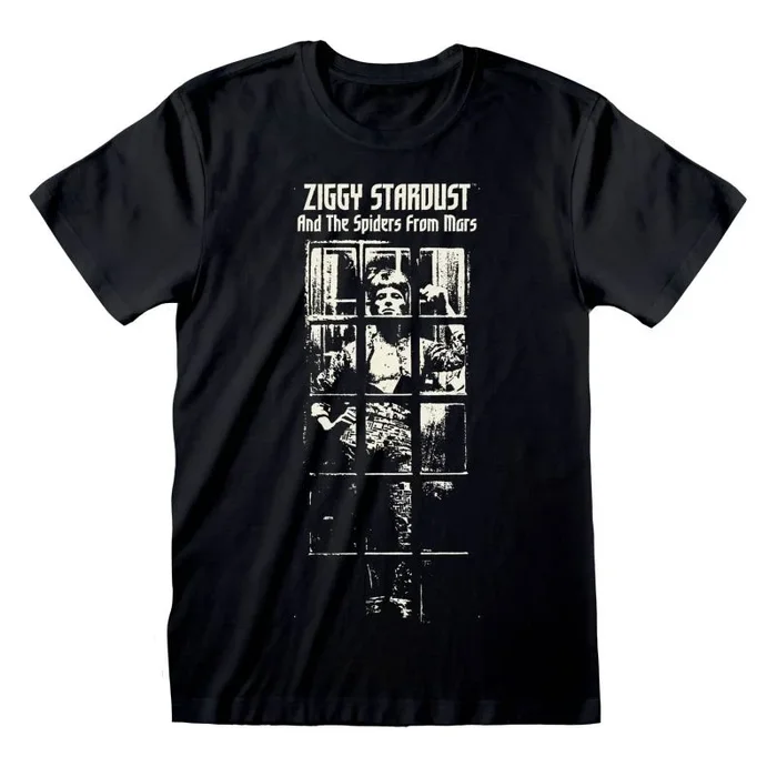 David bowie – ziggy stardust (unisex black t-shirt) small