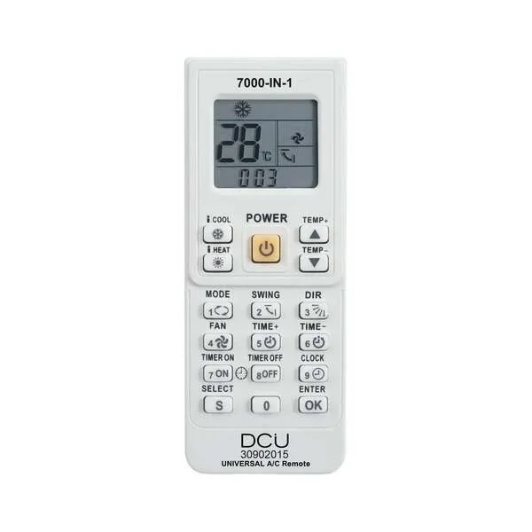 DCU Advance Tecnologic 30902015 mando a distancia RF inalámbrico TV, Sintonizador de TV, Receptor de televisión Botones