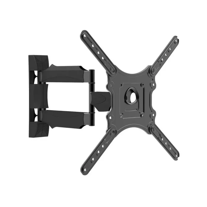 DCU Tecnologic | Soporte TV Pared Full Motion Orientable | Soporte TV para Pantallas de 17»-55» | VESA Máx. 400×400 mm | Peso Máx. de Carga 40kg | Instalación Rápida y Fácil | Color Negro