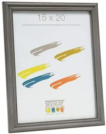 Deknudt S235F7_10.0x15.0 – Marco de fotos (madera, 10 x 15 cm), color gris