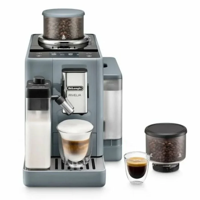 DeLonghi Rivelia Cafetera Superautomática con Molinillo 19 Bares Negra