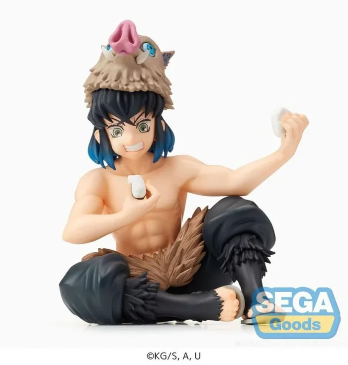 Demon slayer: kimetsu no yaiba estatua pvc pm perching inosuke hashibira 9 cm