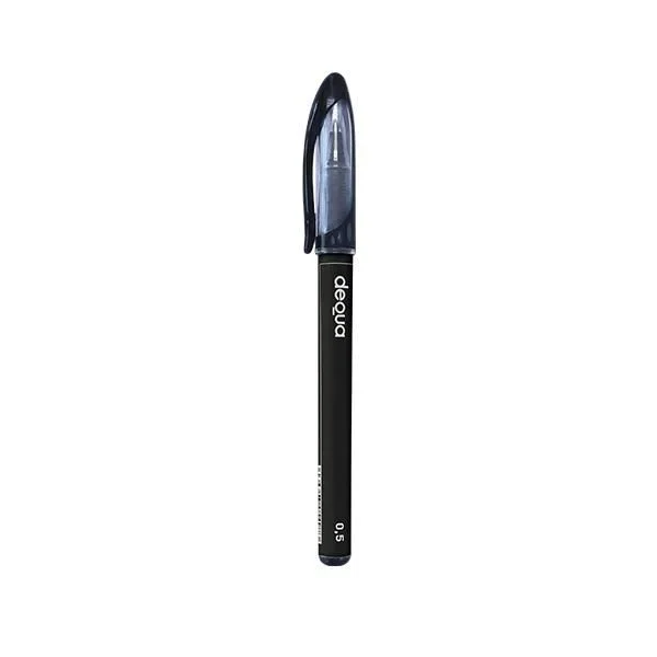 Dequa boligrafo tinta liquida trazo 0-5-0-7mm negro