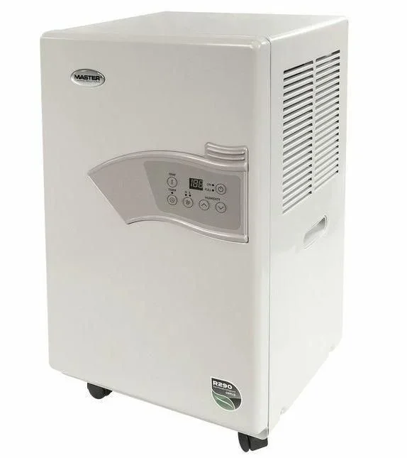 Deshumidificador Master DH721P, 20L/24h, para control de humedad, alto rendimiento, diseño compacto, ideal para espacios industriales y grandes áreas, mejora la calidad del aire.