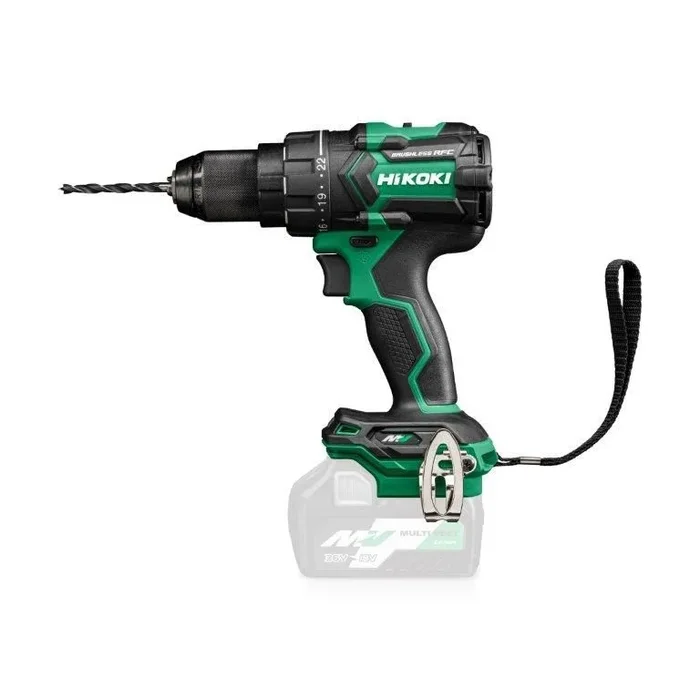 Destornillador eléctrico y llave de impacto Hikoki DS36DC W2Z, 2200 RPM, motor potente, diseño robusto en verde, ideal para atornillar y trabajos de impacto en metal, madera y más