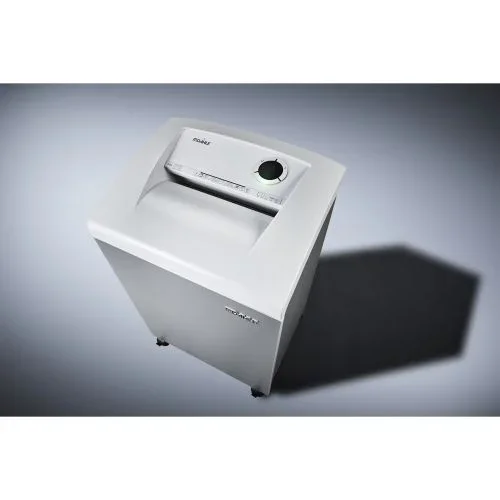 Destructora de oficina dahle mhp 406 15-17 hojas, partículas 4,0×40 mm, ancho entrada 260 mm,60 litros, sin uso de aceite.dimensiones 865x545x435mm. bolsa residuos 20707