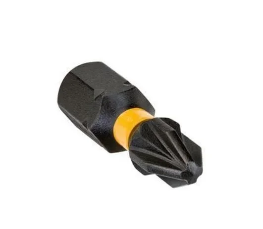 DeWalt DT7387T-QZ puntas torsión de impacto PZ2 x 5, 25mm, ideal para atornillado de alta resistencia, diseño optimizado para mayor durabilidad y rendimiento superior.