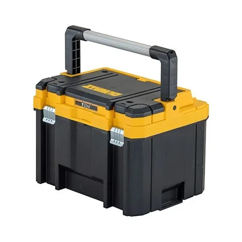 DeWALT DWST1–75774 Coffre à outils avec poignée en aluminium – Jaune/noir