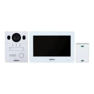 (dhi-ktx01(s)) dahua kit video portero para instalación en superficie: dhi-vto2003f, dhi-vth5123h-w, vtnc1003c, vtm115