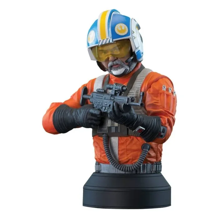 DIAMOND SELECT TOYS San Diego 2023 Star Wars: The Mandalorian-Carson Teva Busto Escala 1:6, Multicolor, Talla única
