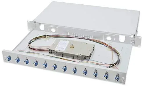 Digitus Caja de empalme de fibra óptica, equipada, LC, OS2