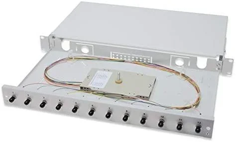 Digitus Caja de empalme de fibra óptica, equipada, ST, OM3