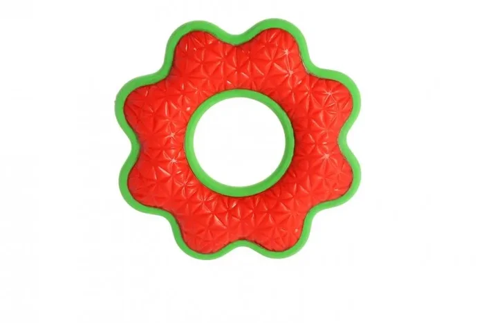 Dingo 17393 – Juguete para perros de goma dura (16,5 cm), diseño de flores