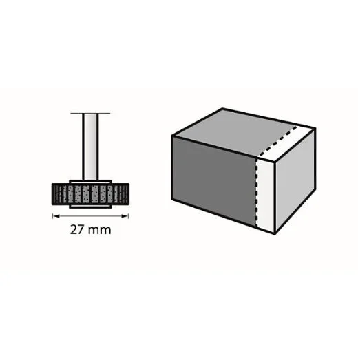 Disco de láminas Dremel 504 (4,8 mm, grano 80), accesorio de herramienta rotativa para lijar, eliminar material ligero y alisar el acabado