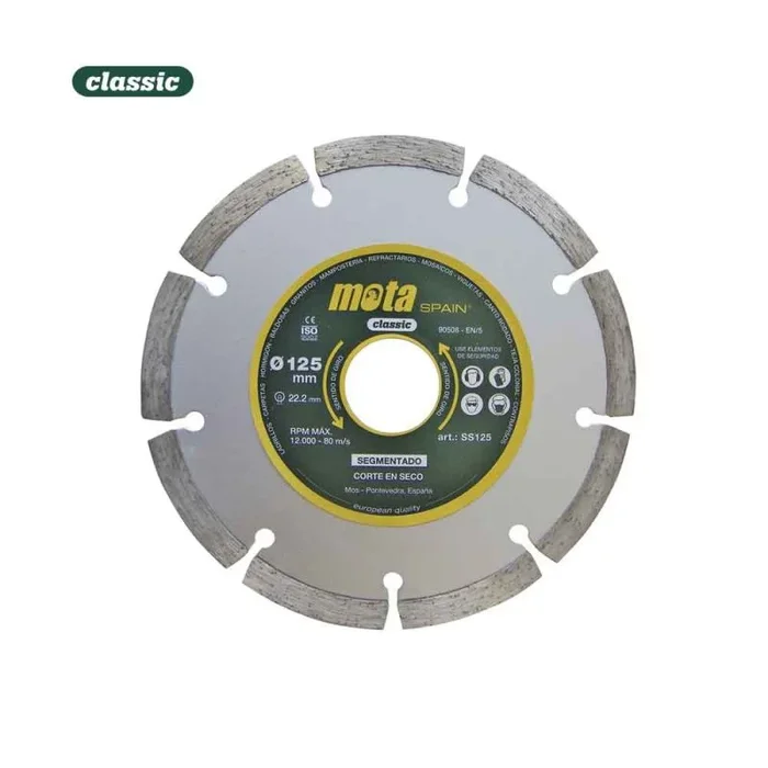 DISCO DIAMANTADO SEGMENT LASTER 125MM SS125 MOTA