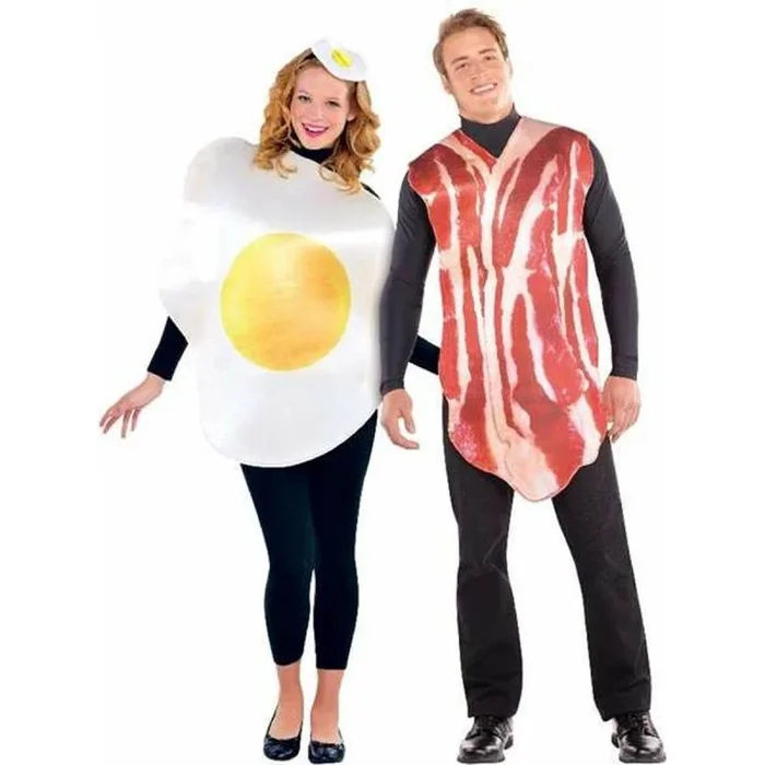 Disfraz para adultos huevo bacon talla única
