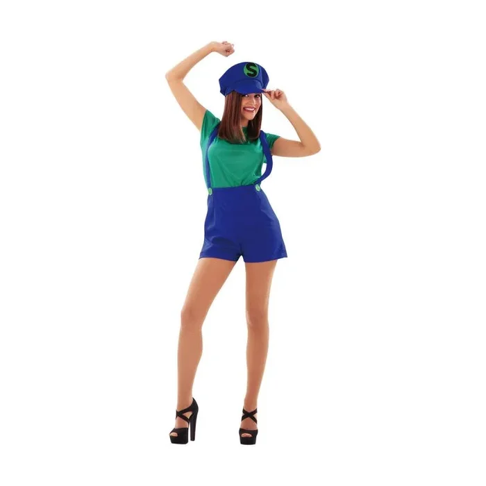 Disfraz para adultos super green my other me verde m/l (3 piezas)