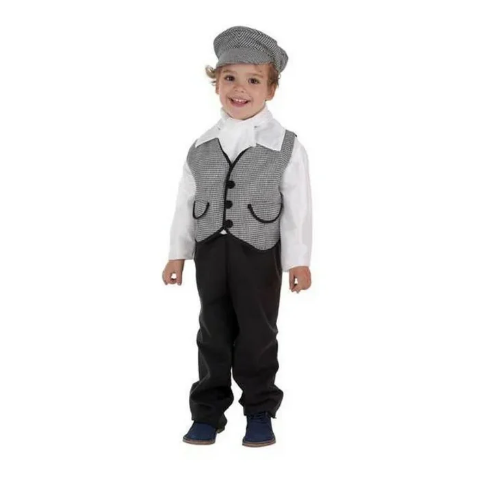 Disfraz para niños chulapo 2-3 años negro (4 piezas)