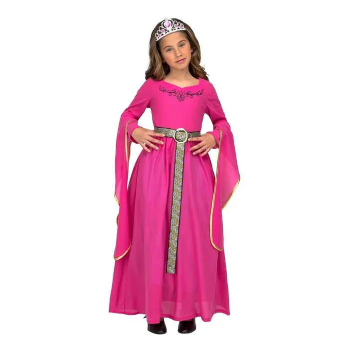 Disfraz para niños my other me rosa princesa medieval 5-6 años
