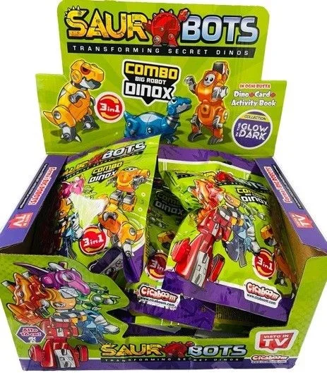 Display 12 saurobots combo dinox