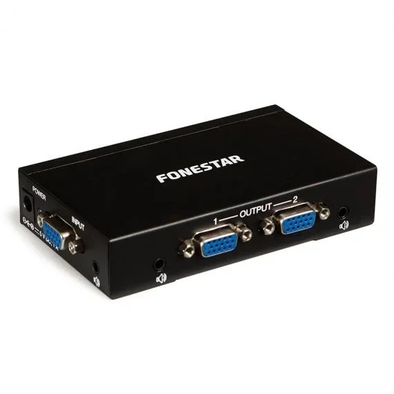 Distribuidor Splitter VGA 2Salidas 500Mhz