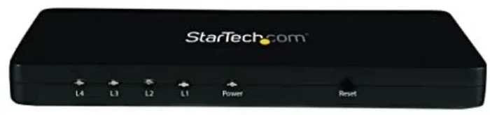 divisor hdmi de 4 puertos de video 4k – splitter multiplicador 1×4 hdmi de aluminio solido – 4k @ 30 hz,2 años
