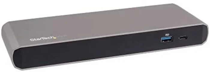 docking station thunderbolt 3 con salidas dobles de video 4k para ordenadores portatiles windows y mac,3 años