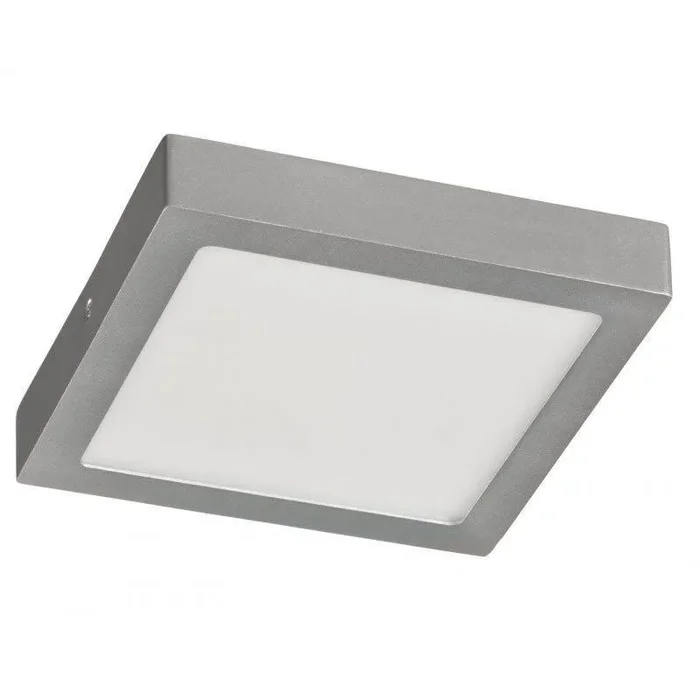 Downlight superficie cuadrado – sup-102407-fp – 7w – 6000ºk – plata – 570 lumenes – 120x120x35 mm