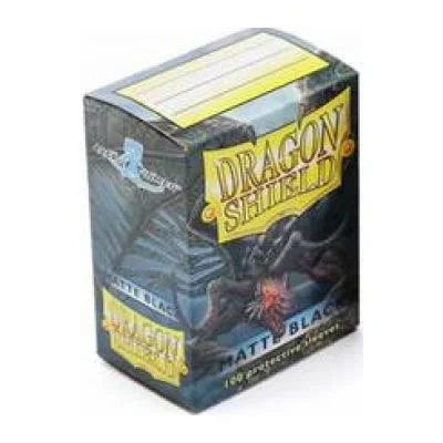Dragon Shield 11002 Matte Standard Size Sleeves 100pk-Black