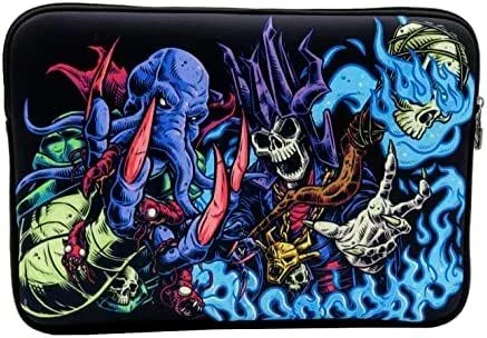 Dragones y Mazmorras-Funda para Portátil 15″, Maletín de Ordenador, Funda Protectora Portátil, Impermeable, Multicolor, Producto Oficial (CyP Brands)