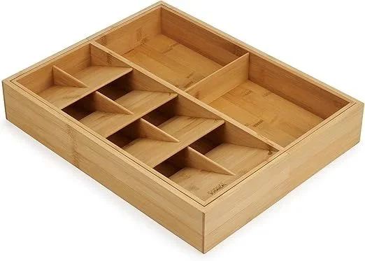DrawerStore, Joseph Joseph, modelo Bamboo Expanding, organizador de cubiertos, utensilios y gadgets, principal uso cocina, características expansibles, color bambú.