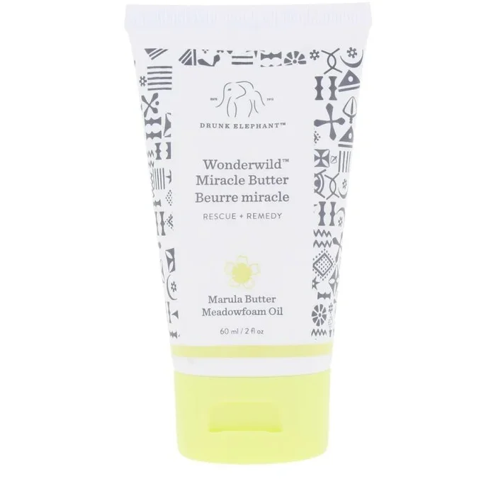 Drunk Elephant Wonderwild Miracle Butter – Crema facial y corporal nutritiva para la piel seca, crema curativa para quemaduras solares (60 ml)