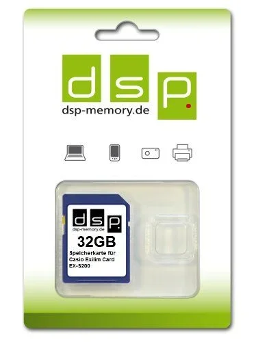 DSP Memory Z de 4051557387010 32 GB tarjeta de memoria para Casio Exilim Card S200