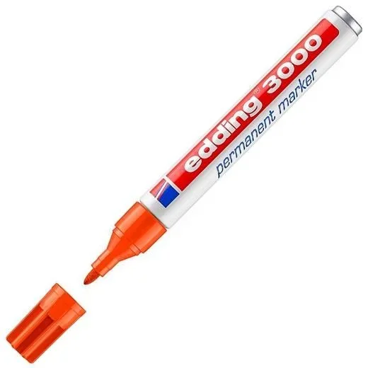 Edding marcador permanente 3000 naranja -10u-