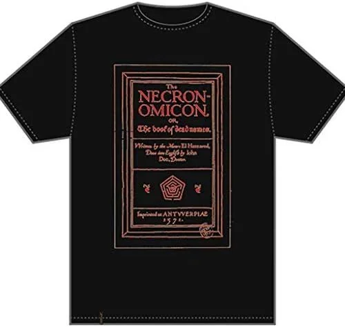Edge Entertainment- Camiseta Necronomicon, L (EDGTSH003-L)