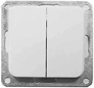 EDM 65306 Doble Interruptor Empotrar Serie Term, Multicolor