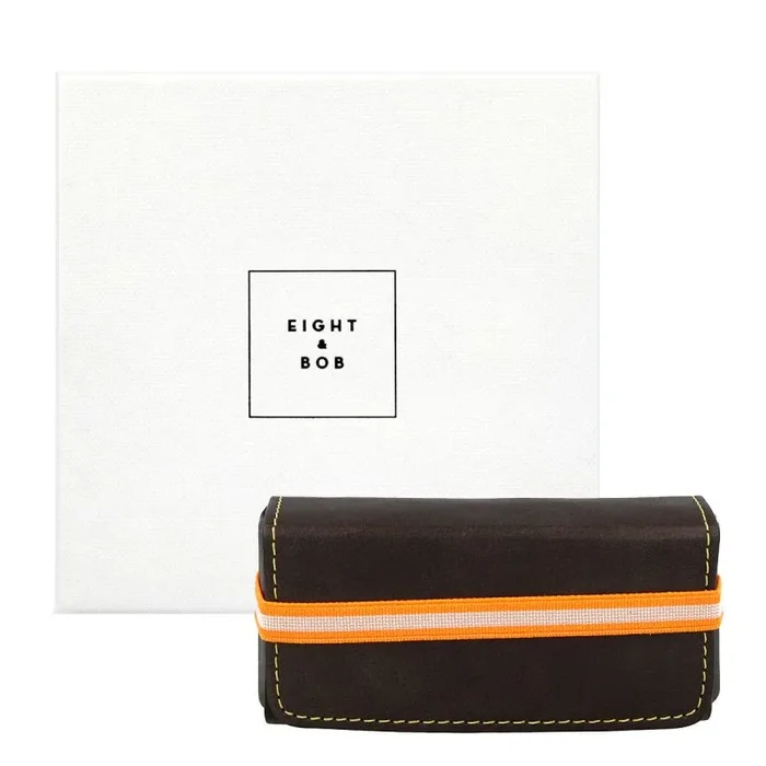 Eight & Bob Leather Perfume Case (Chocolate Brown)