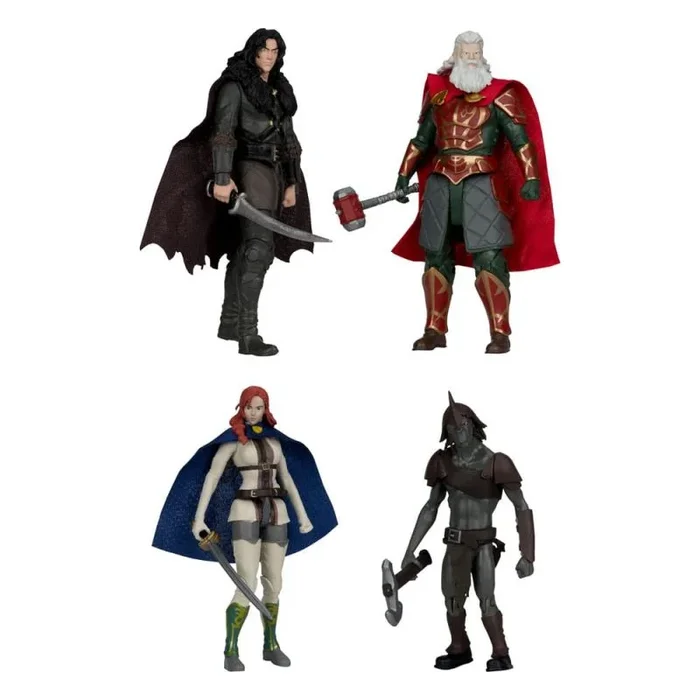El señor de los anillos: la guerra de los rohirrim build-a figuras 10 cm (baf: snow troll) surtido (4)