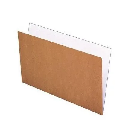 Elba Gio, Subcarpetas A4 Cartulina, Material Reciclado, Bicolor Kraft y Blanco. Pack 50 unidades