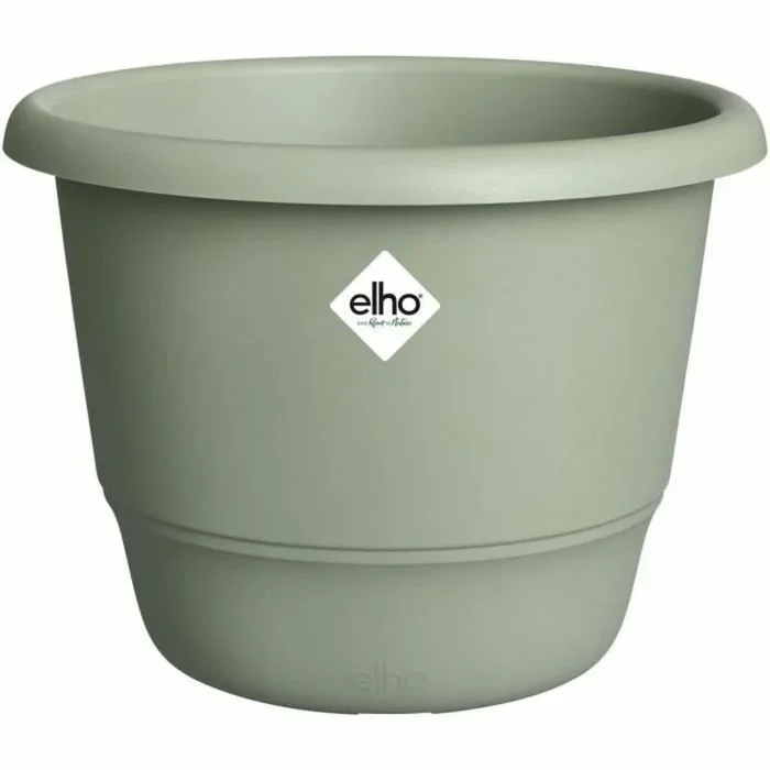 elho Amiga Round 35 – Macetero – Verde – Exterior – Ø 34.5 x A 25.9 cm