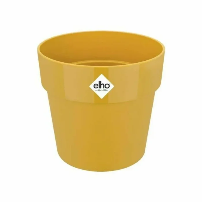 Elho B.for Original Round 30 – Macetero por Interior – Ø 29.5 x H 27.3 cm – Amarillo/Ochre
