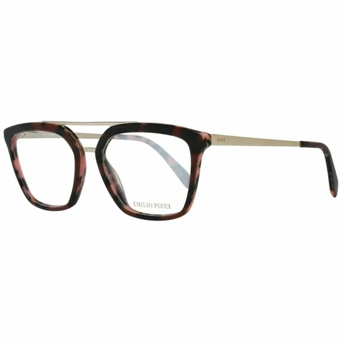 Emilio Pucci EP5071 Gafas de Sol, Marrón (Marron Oscuro), 52.0 Unisex Adulto
